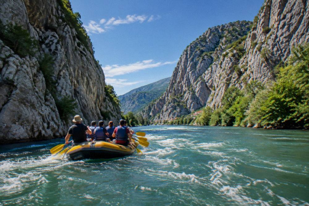 Half-Day Rafting, Cliff Jumping, Split
