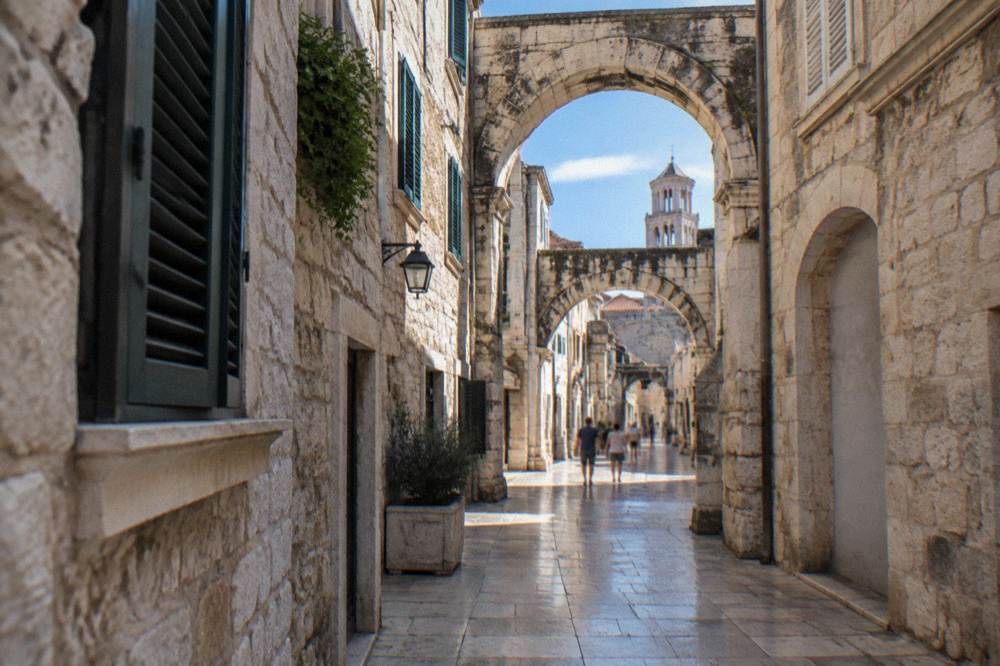 Old Town in Split, Croatia