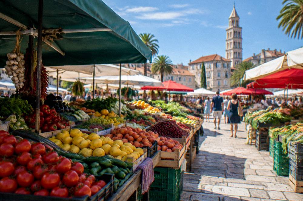 Split Food in Split, Croatia