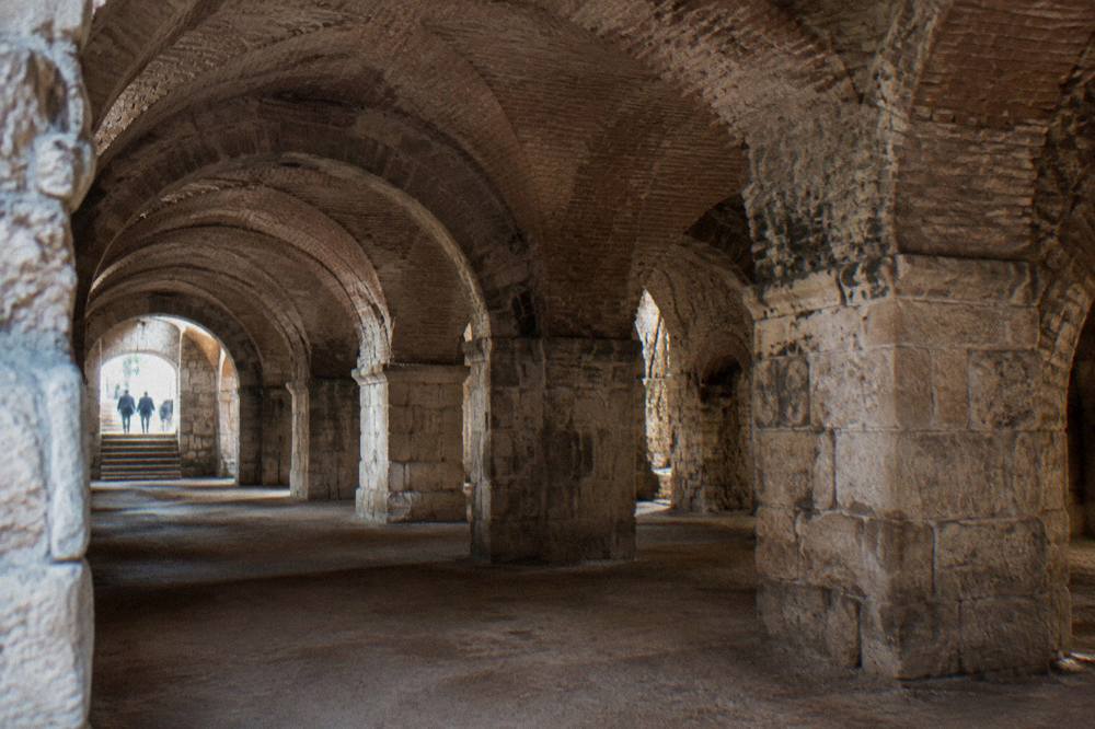 Diocletian's Palace Cellars in Split, Croatia