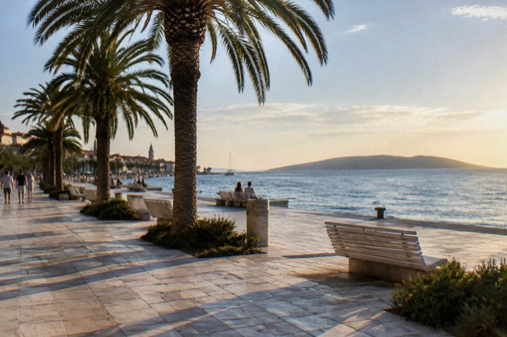Split Riva in Split, Croatia
