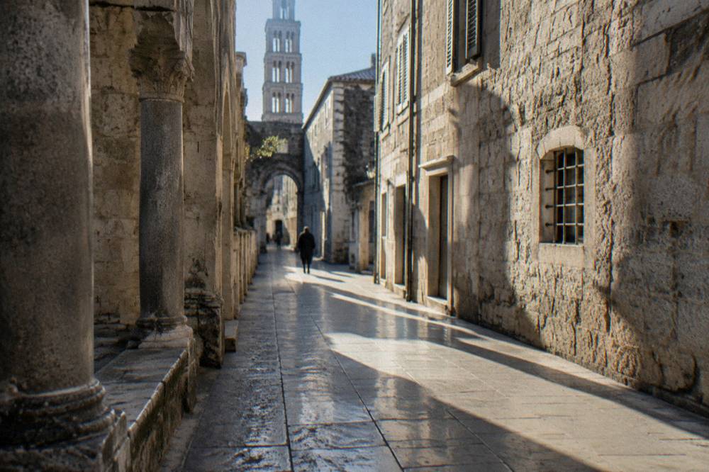 Diocletian's Palace in Split, Croatia