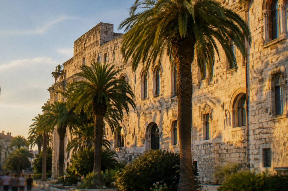 Diocletian's Palace in Split, Croatia