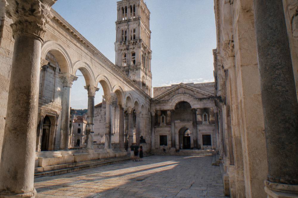 Peristyle in Split, Croatia
