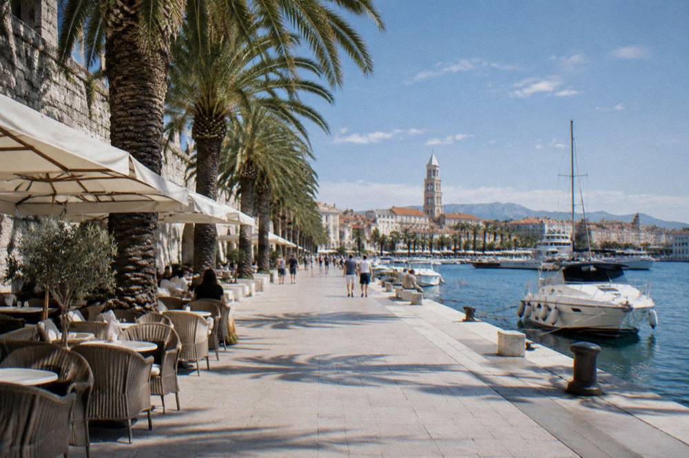 Split Riva in Split, Croatia